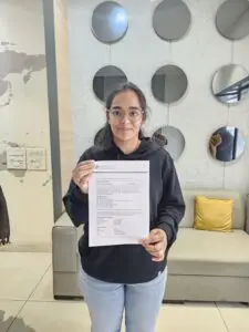 Pallavi — visa granted